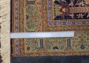 A RUG, Qum, around 160 x 110 cm.