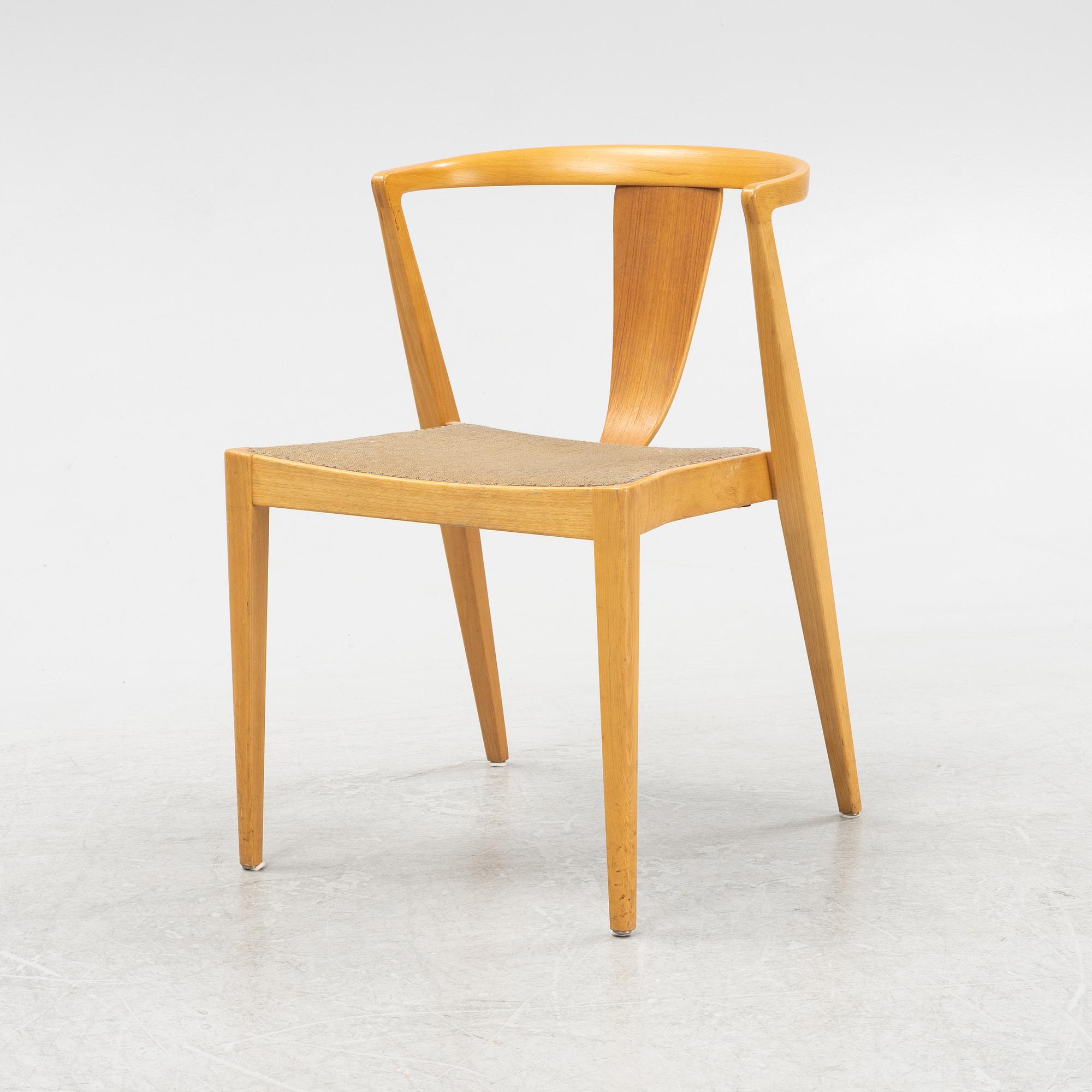 Axel Larsson, karmstol, modell "8-108", Svenska Möbelfabrikarna Bodafors, 1959.