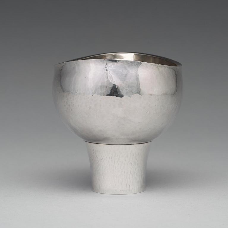 An Atelier Borgila sterling bowl, Stockholm 1966.