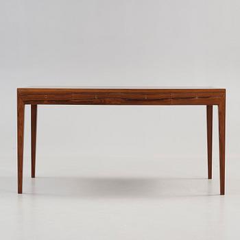 SEVERIN HANSEN, attributed to, a palisander desk, Denmark 1960's.