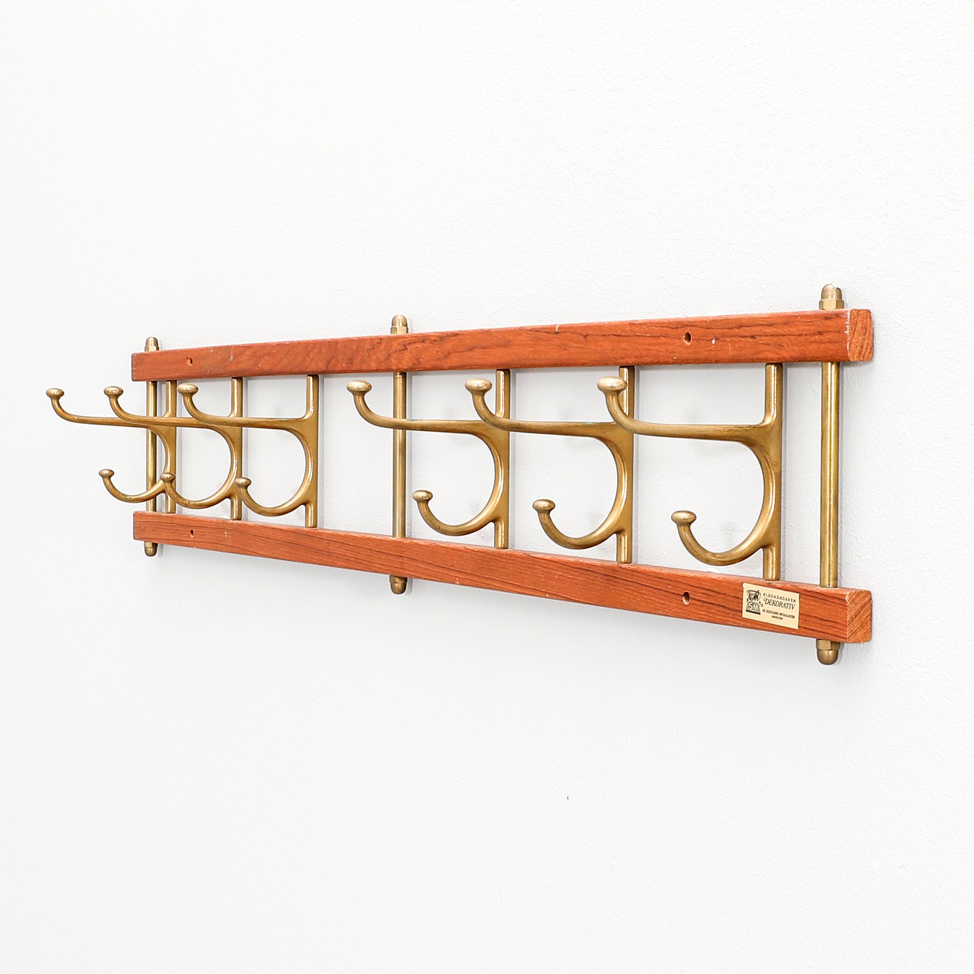 Clothes hanger, "Decorative", Skoglund metal foundry, Anderstorp, 1950s/60s.