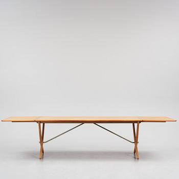 Hans J. Wegner, a dining table model "AT-314", Andreas Tuck, Denmark, 1950s-60s.