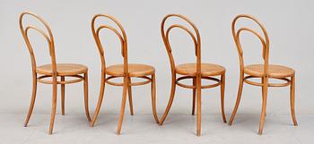 STOLAR, 4 st, Thonet, 1900-talets första hälft.