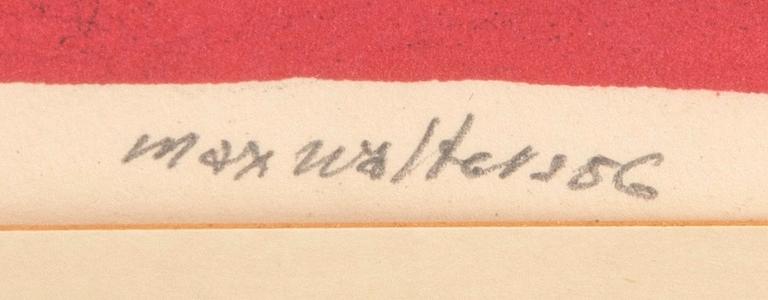 Max Walter Svanberg,  lithograph signed and numbered 140/250.