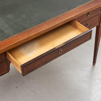 A late Gustavian mahognay writing desk, mid20th century.