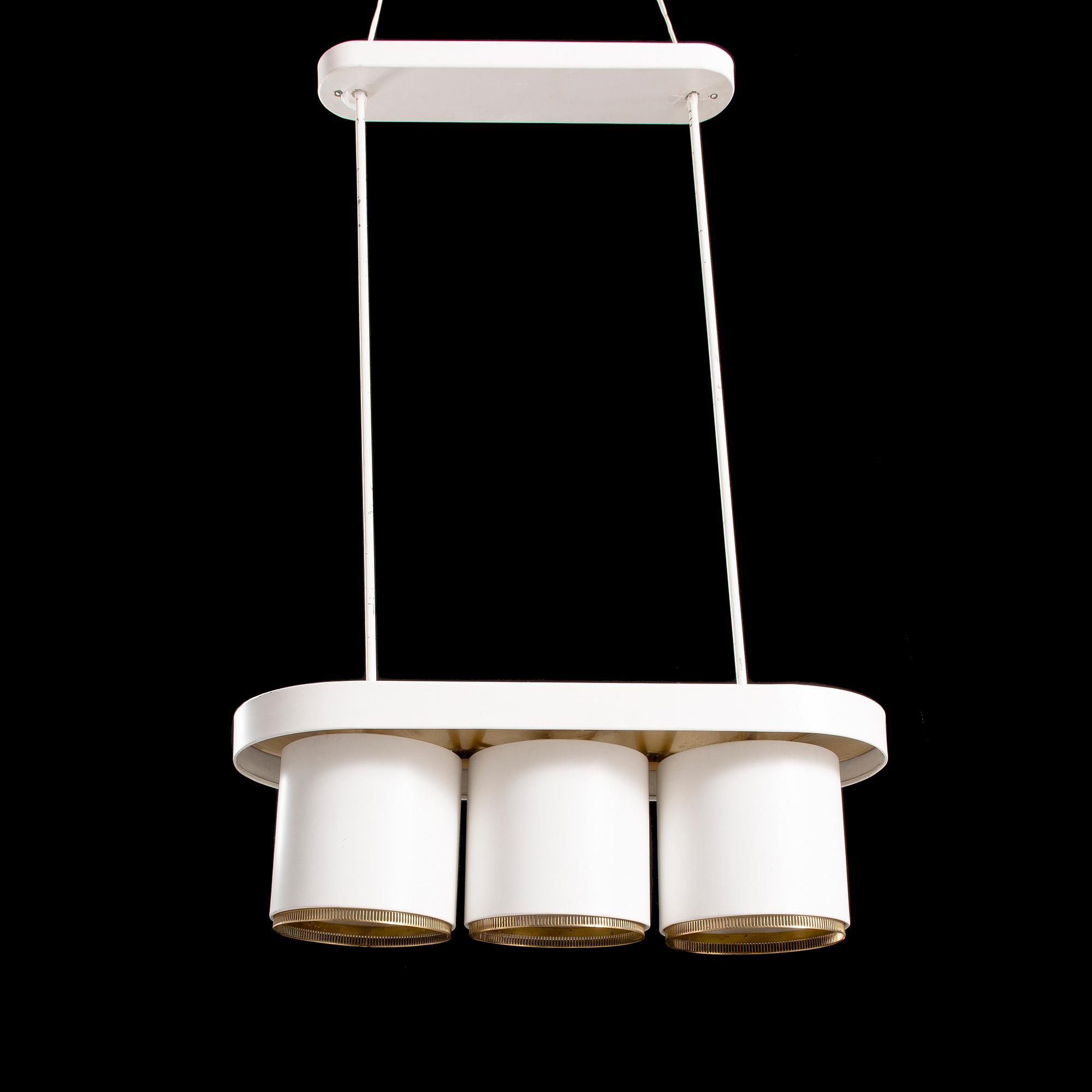 ALVAR AALTO, kattovalaisin, malli A 203, Valaistustyö.