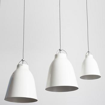 Cecilie Manz, three pendant lamps, "Caravaggio", Lightyears.