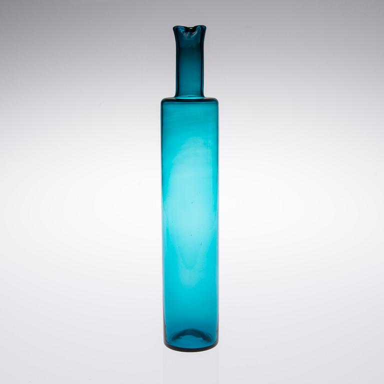FLASKA, glas, signerad Nanny Still, Riihimäen Lasi Oy.