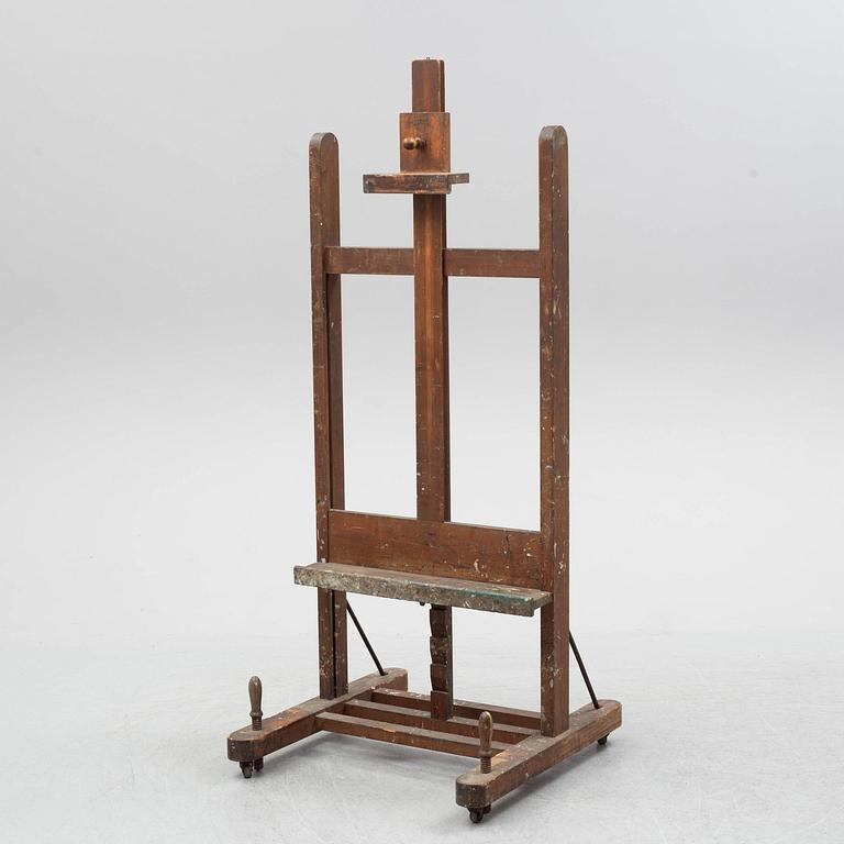 An early 20th century easel, AB Wilh. Becker Stockholm.