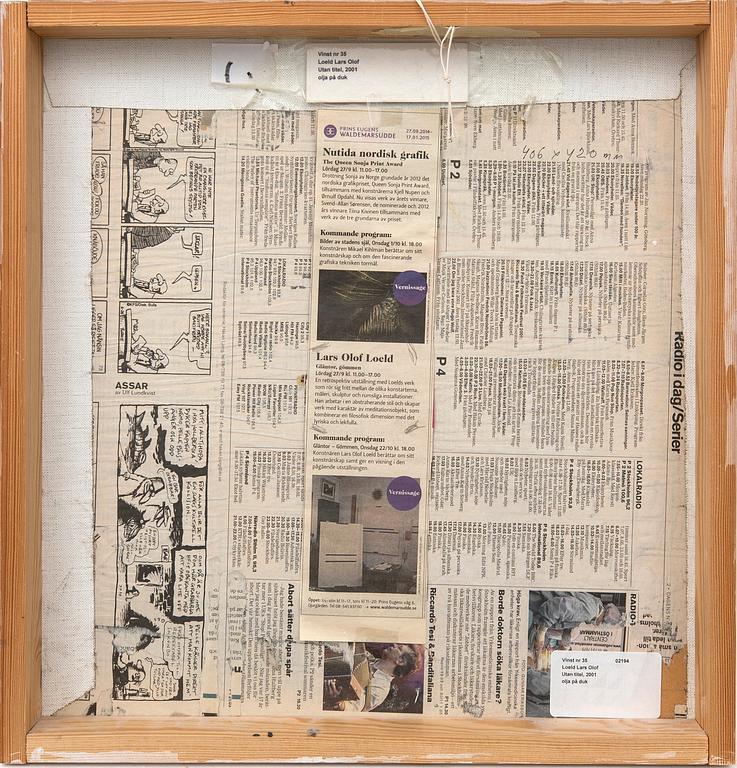 Lars Olof Loeld, Untitled.