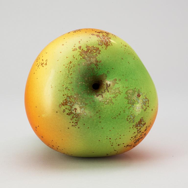 A Hans Hedberg faience pear, Biot, France.