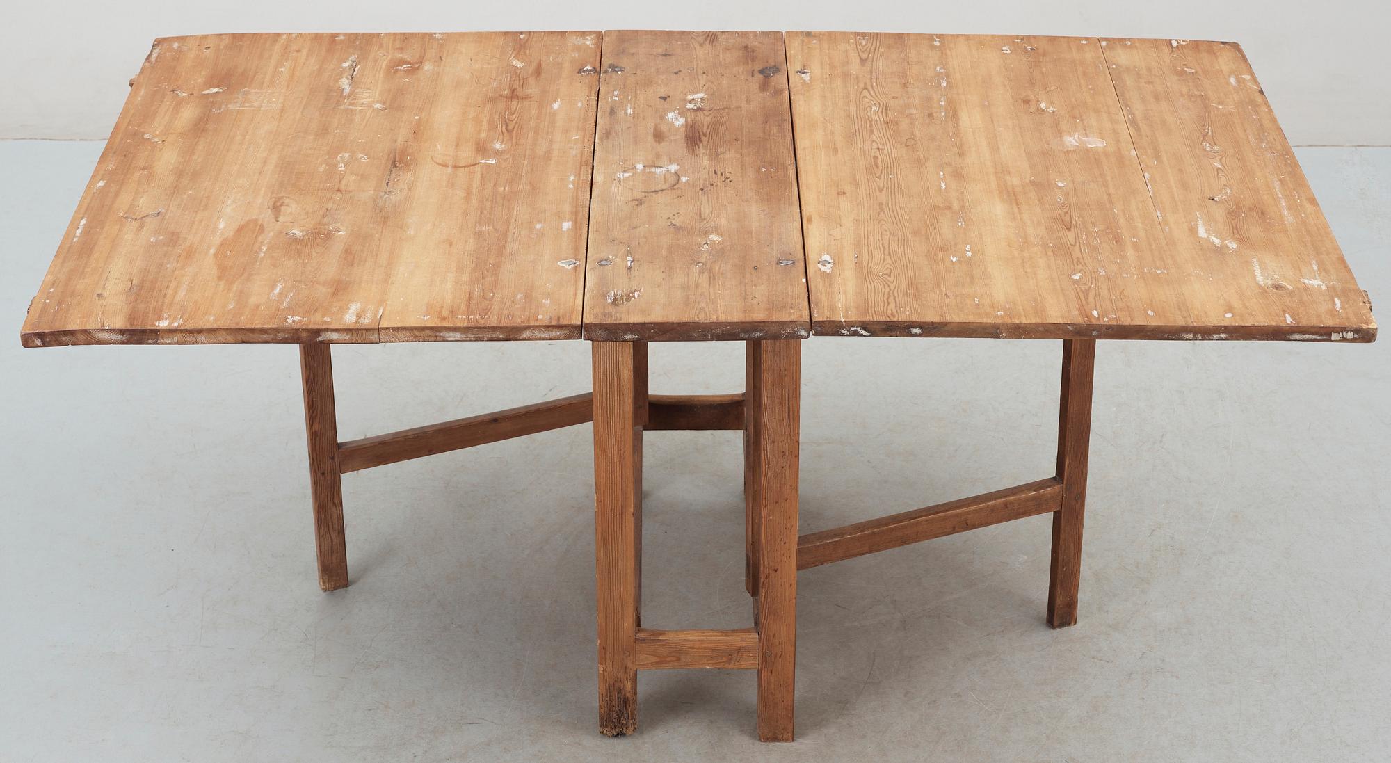 SLAGBORD, allmoge, 1800-tal.