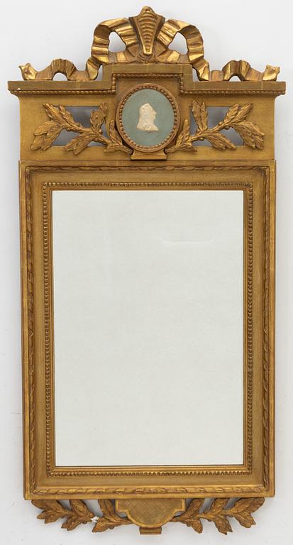 Mirror, Gustavian style, 20th century.