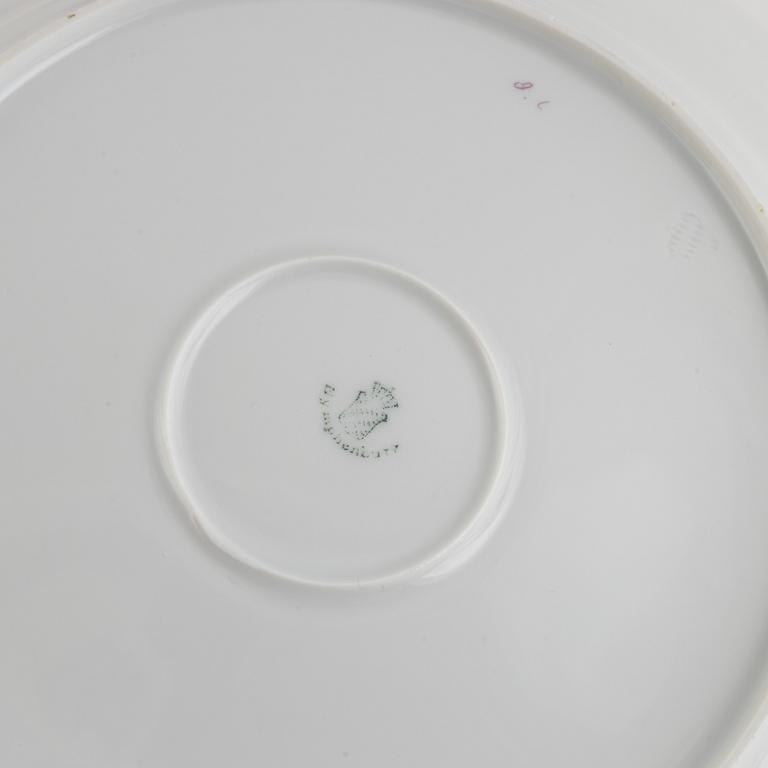 A 92-piece porcelain dinner service, Nymphenburg, Germany.