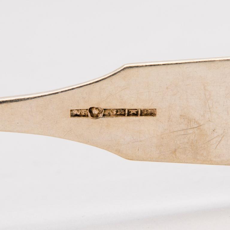 LUSIKOITA, 12+12 kpl, hopeaa, suomalaiset ja venäläiset leimat, pääosin 1800-luvun loppu.