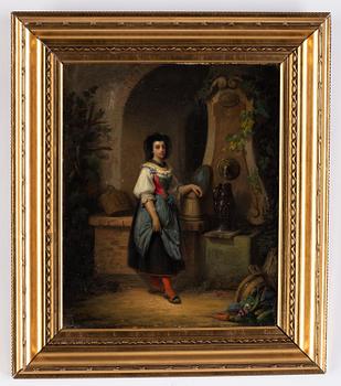 Johan Christoffer Boklund, oil on canvas, signed and dated München 1853.
