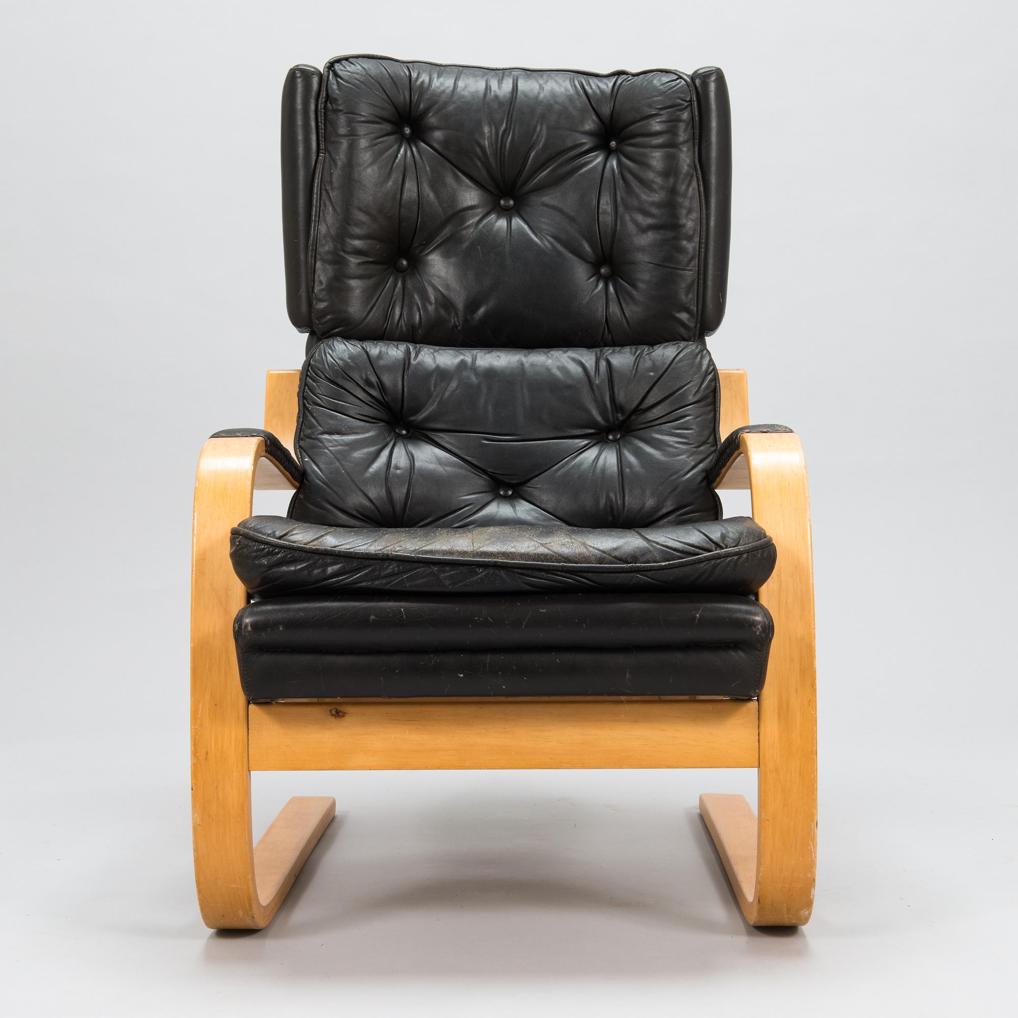 Alvar Aalto, nojatuoli, 401, Artek 1900-luvun loppupuoli.