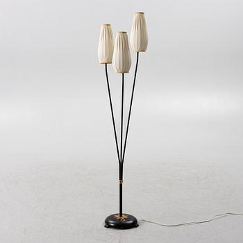 A floor lamp, mid-20th Century.