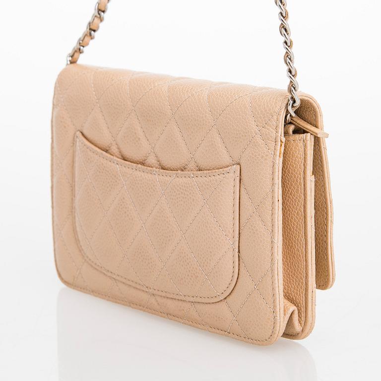 Chanel, a caviar leather 'Wallet on Chain' handbag, 2014-2015.