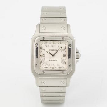 Cartier, Santos Galbée, armbandsur, 29 x 29 (41) mm.