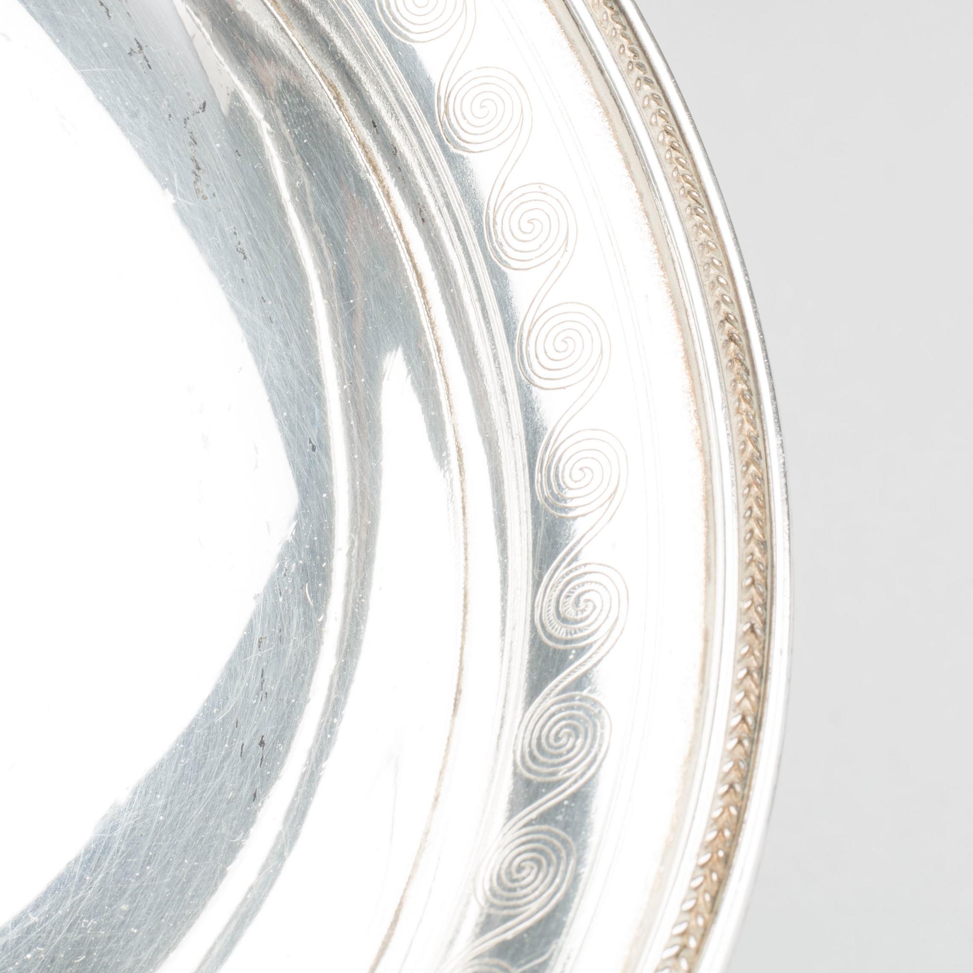 FAT PÅ FOT, nysilver, Danmark.