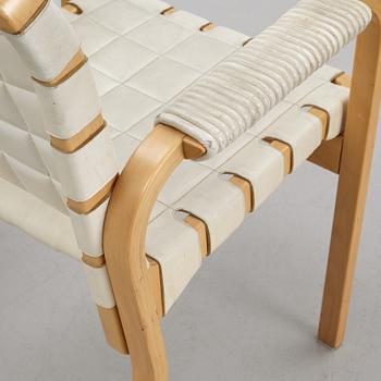 Alvar Aalto, six model 45 armchairs, Artek, Finladn, 1960's/70's.