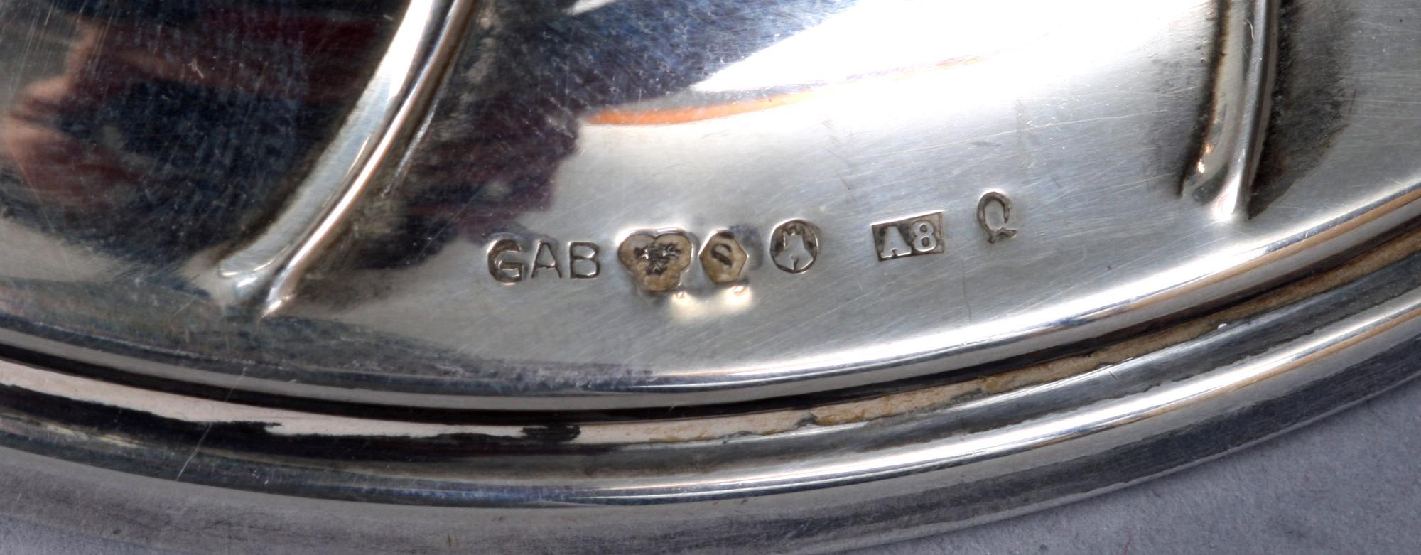 VASER, 2 st, silver, GAB, 1928-1929. Vikt 630 gram.