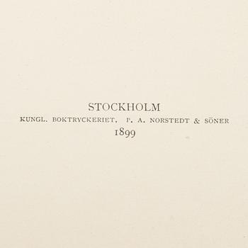 Books, 19 volumes, including Gustaf Elgenstierna's 'Svenska Adelns Ättartavlor'.