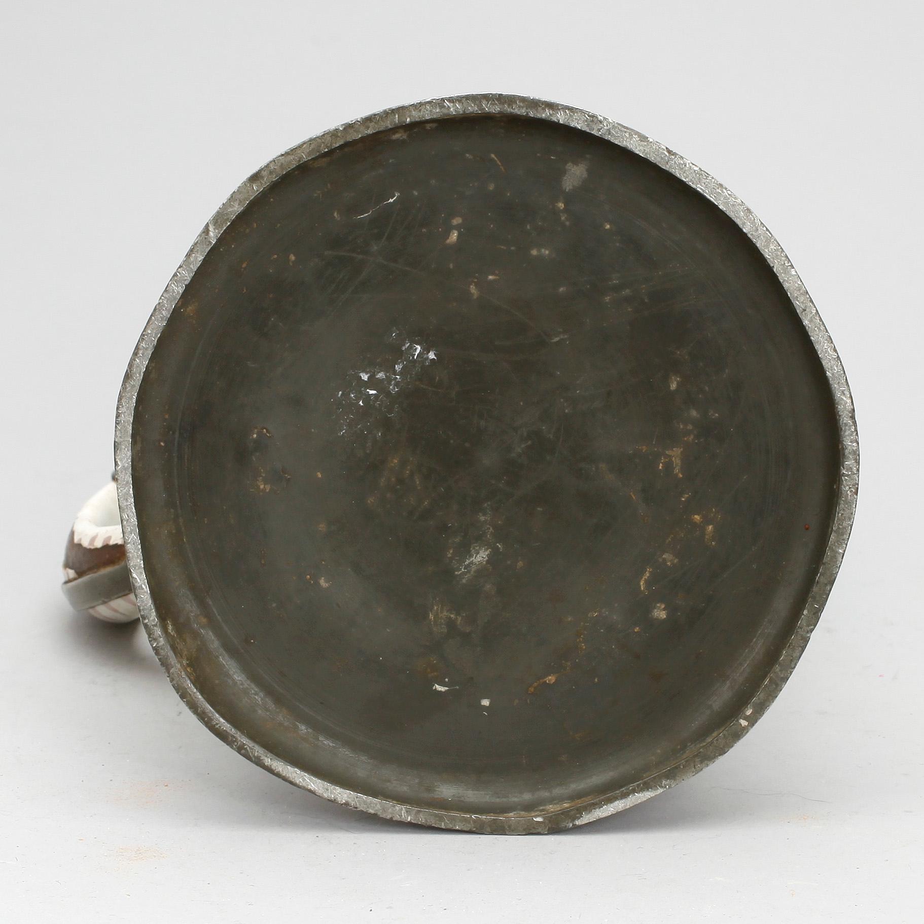 STOP, fajans och tenn, Tyskland, 1700/1800-tal.