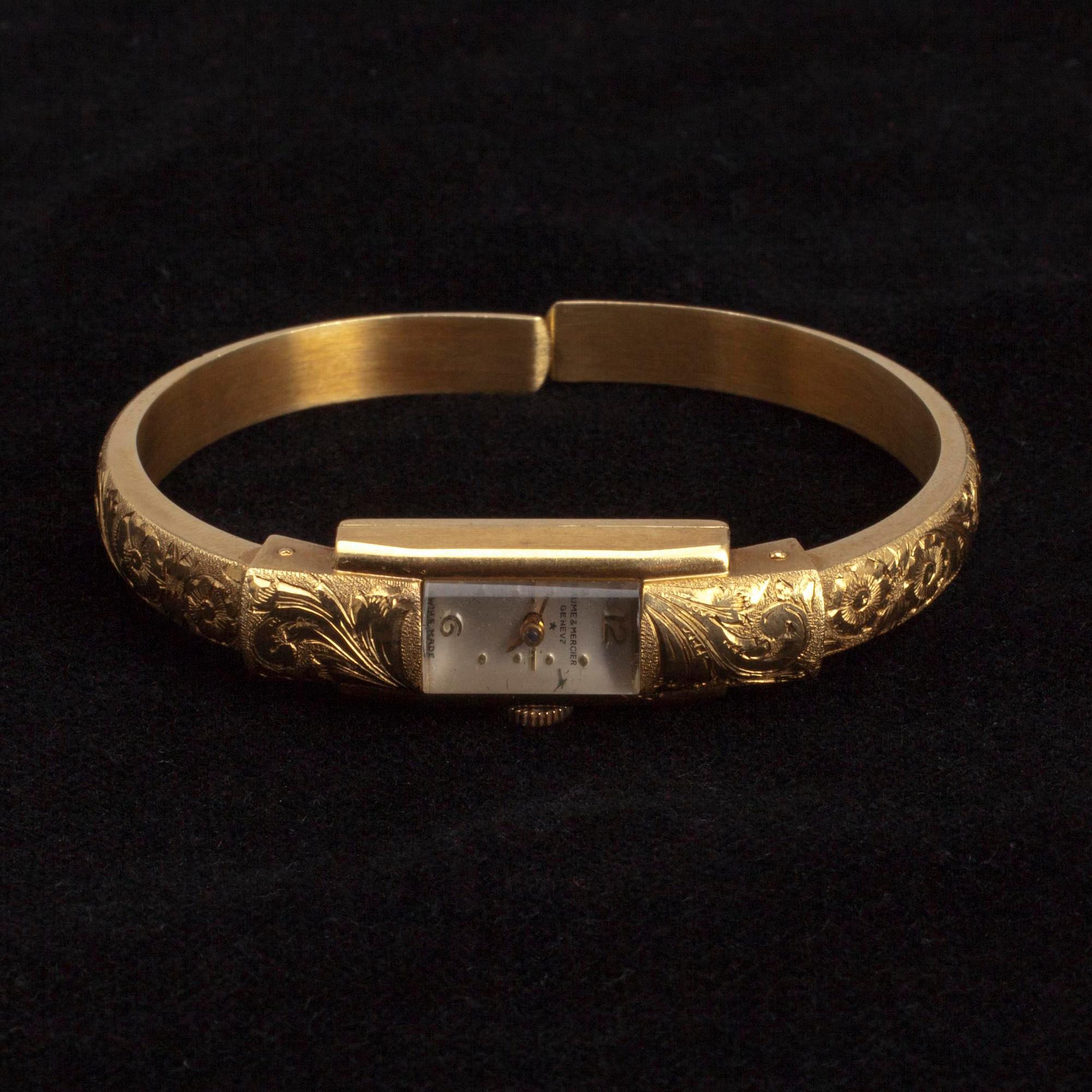 DAMARMBANDSUR, Baume & Mercier 20302, Geneve Schweitz. 1950 t. Tot. vikt 19,3 g.