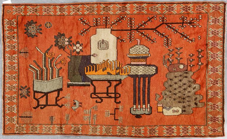 MATTA, semiantik Khotan, ca 237x130 cm.