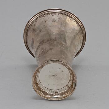 POKAL, silver, GAB, Stockholm, 1896. Vikt 340 g.