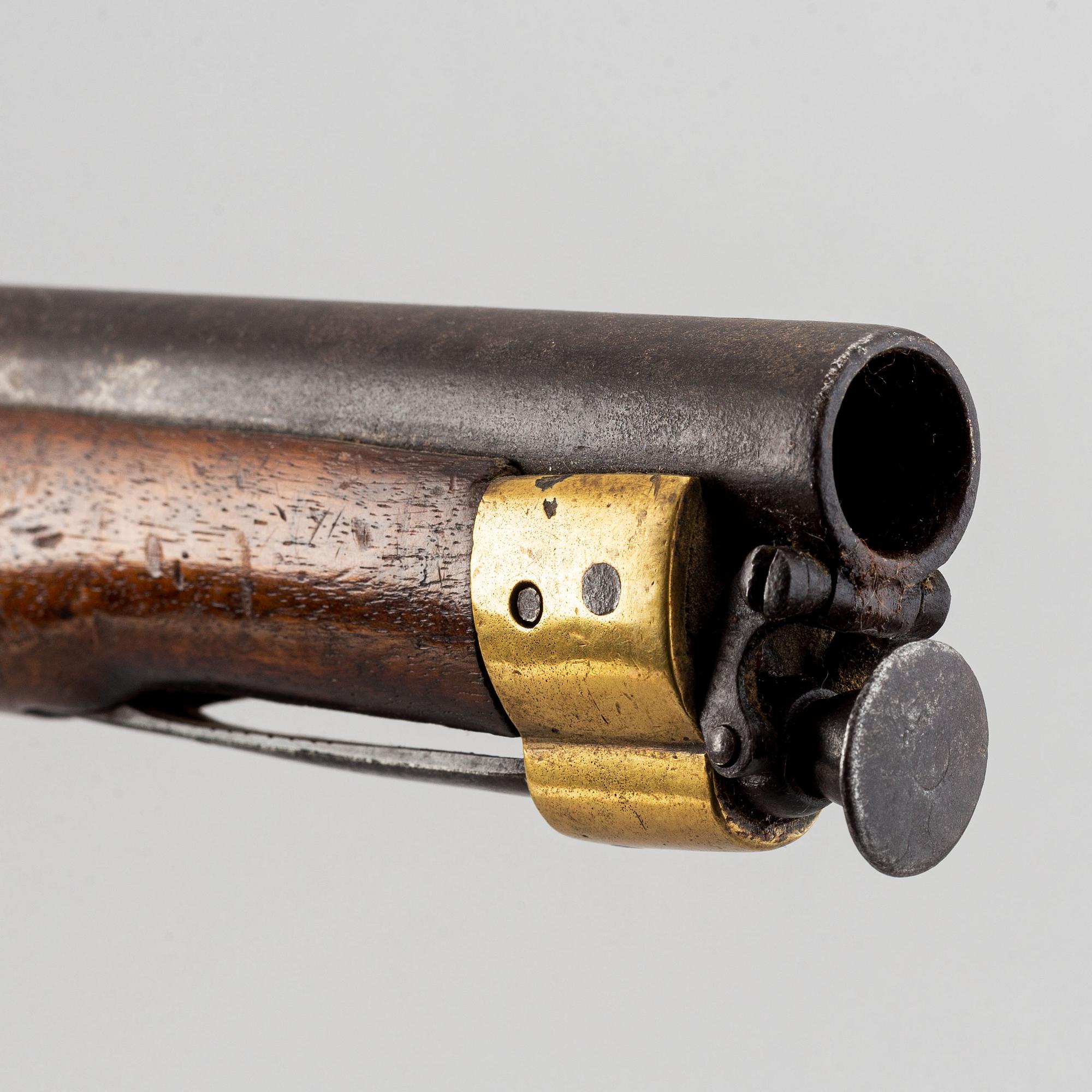 An East India Company flintlock pistol with Indian marks.