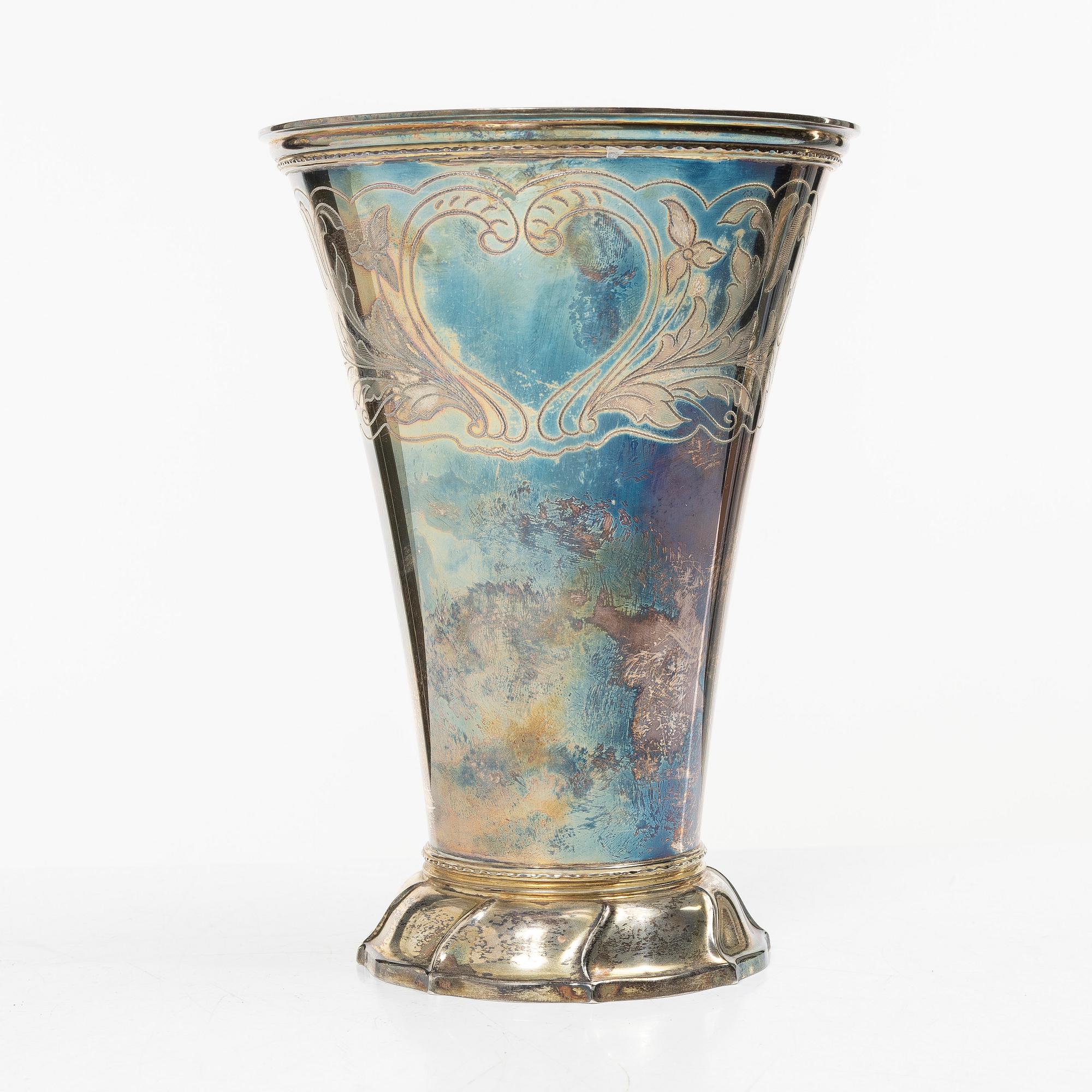 A silver cup, GAB, Stockholm 1947.