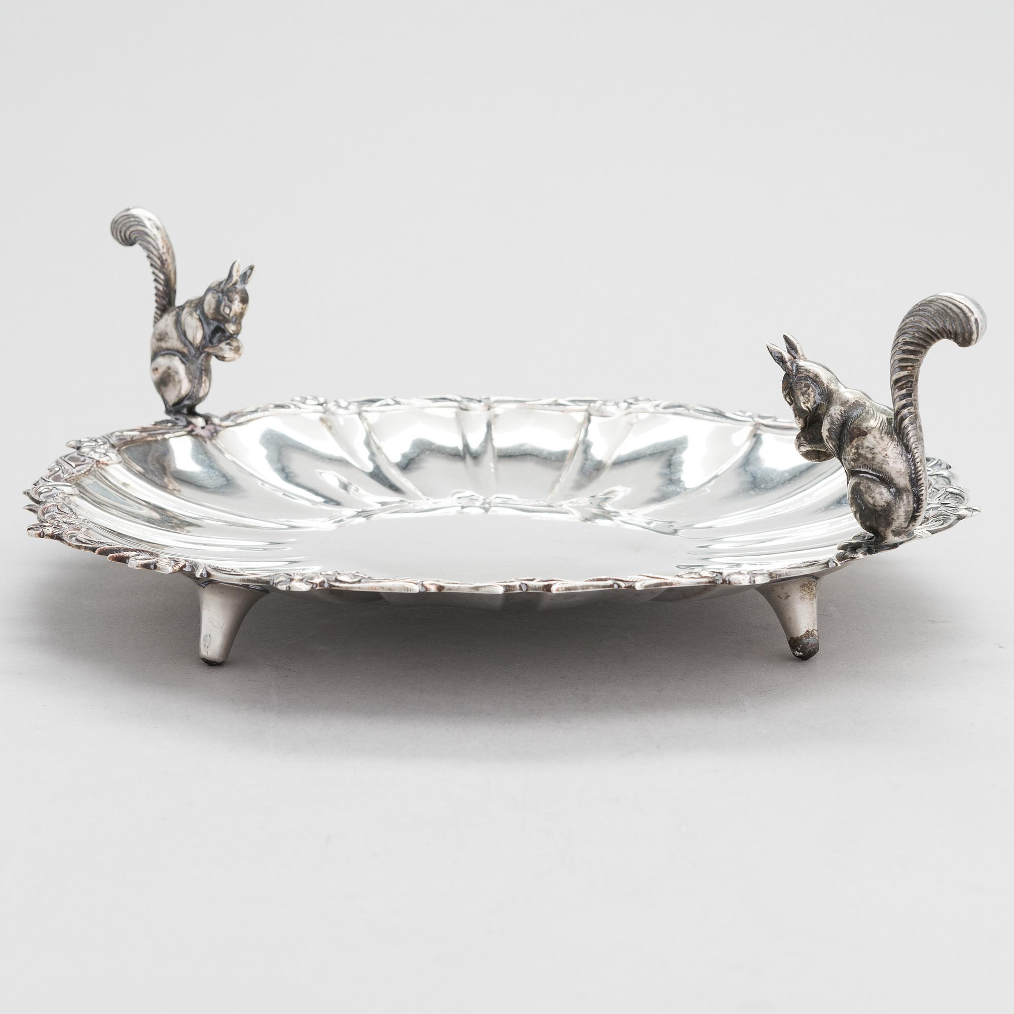 Serveringsfat, silver, Spanien efter 1934.