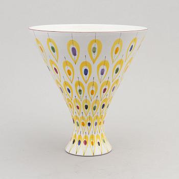 Stig Lindberg, an earthenware vase, Gustavsbergs studio.