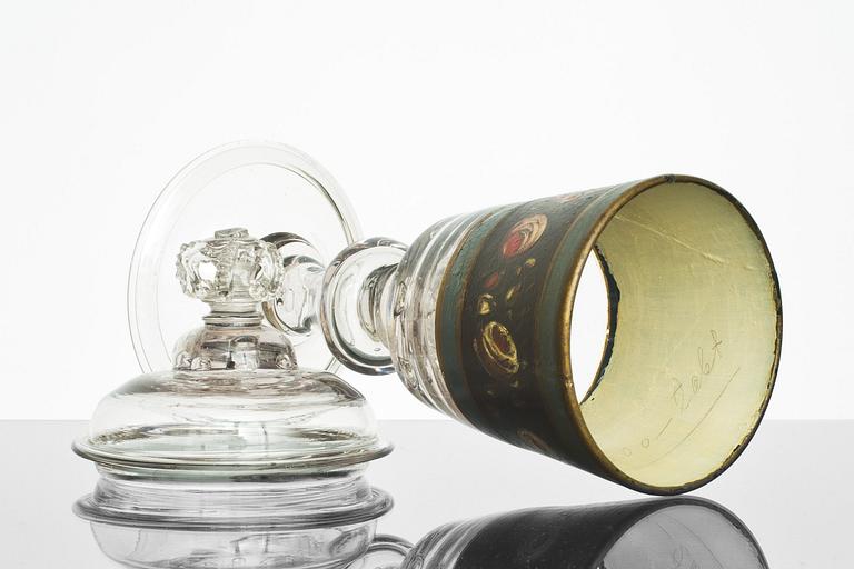 LOCKPOKAL, glas. 17/1800-tal.