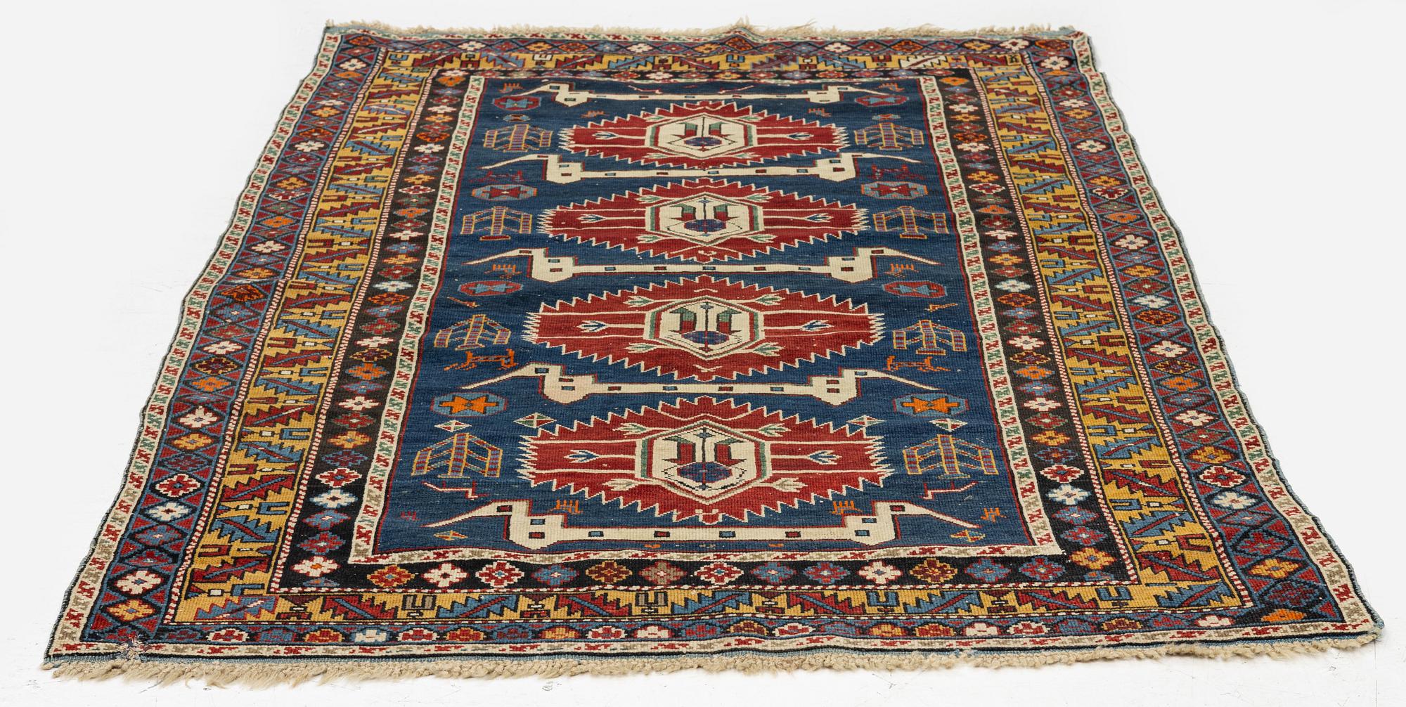 An antique Karagashli rug, northeast Caucasus, c. 165 x 101 cm.