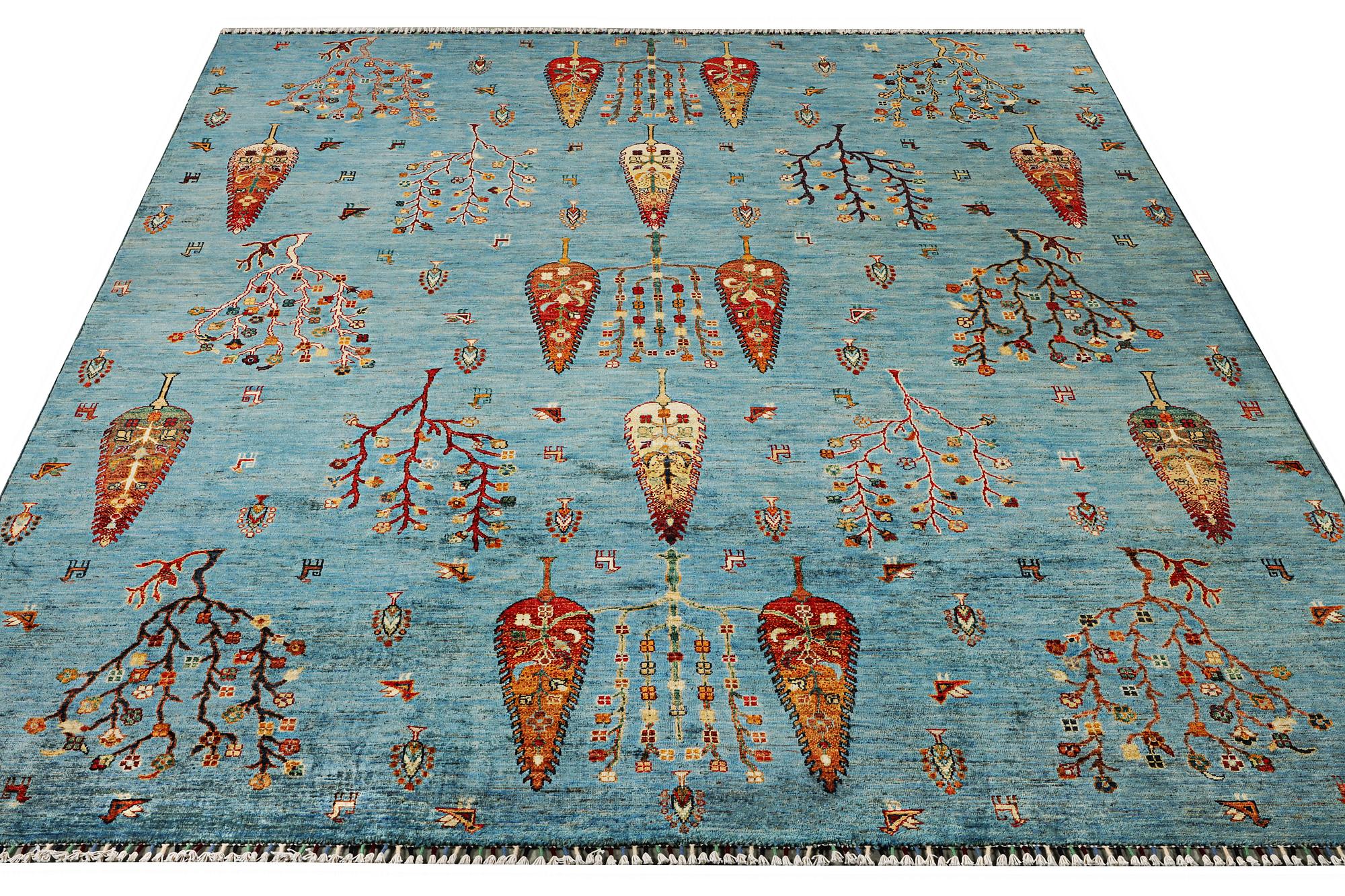 A Khorjin carpet, c. 304 x 255 cm.