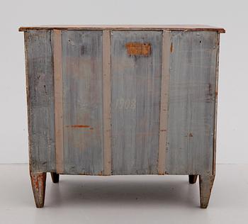 BYRÅ, sengustaviansk, sent 1700-/tidigt 1800-tal.