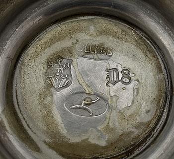 TESERVIS, 3 delar, tenn, Edvin Ollers, Stockholm, 1944.