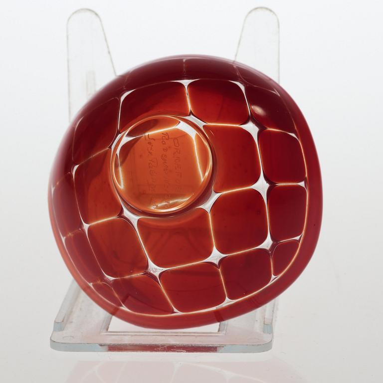 A Sven Palmqvist 'ravenna' glass bowl, Orrefors 1958.