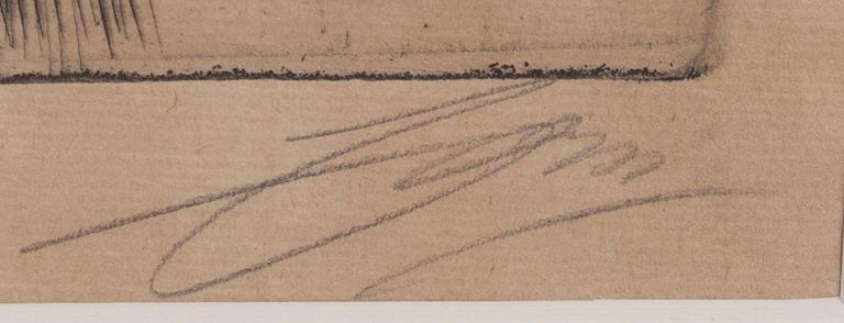Anders Zorn, a signed etching from 1900.