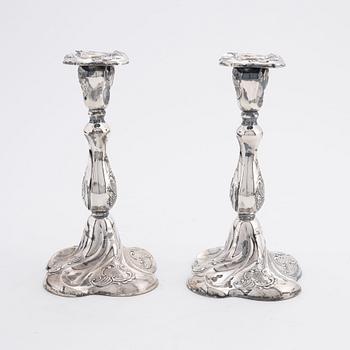 A pair of rococo style, probably Norway, 20th century.