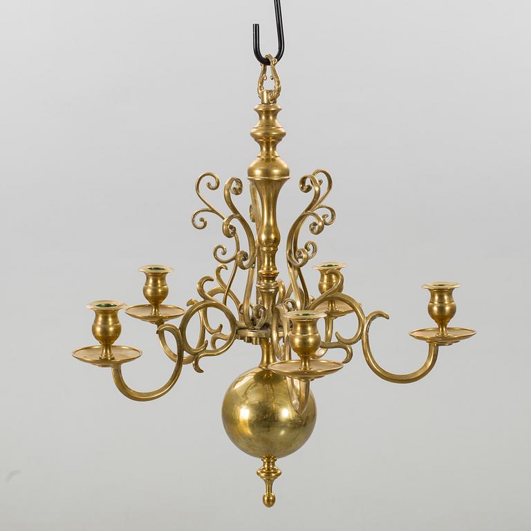 LJUSKRONA, mässing, Skultuna bruk No 205, 1900-tal.