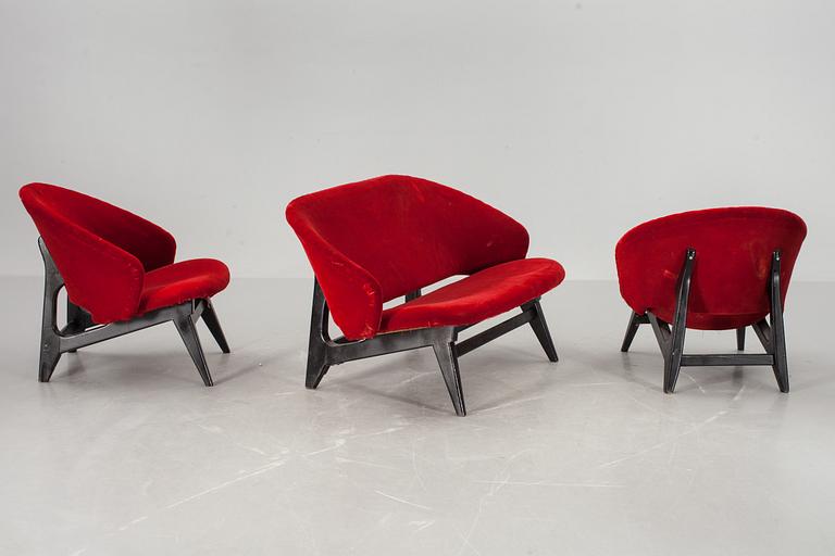 SOFFGRUPP, 3 delar, 1960-tal.