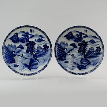FAT, 1 par, porslin, Japan, 1900-tal.