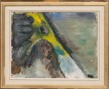 STAFFAN HALLSTRÖM, signerad, oljemålning.