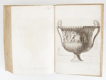 196 engraved plates of vases from antiquity.