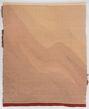 Kristiina Ihamuotila,  an art textile, signed IK. Circa 165 x 135 cm.